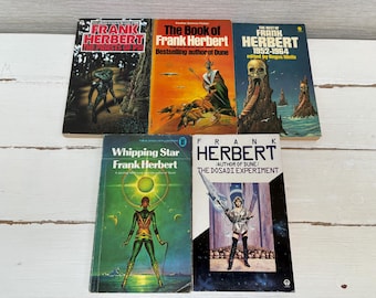 Frank Herbert Vintage Science Fiction Paperback Books - Various Titles Sold Individually