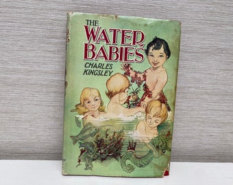 The Water Babies by Charles Kingsley 1950s Hardback Childrens Book Dean and Sons