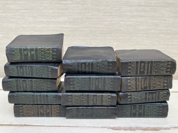 Shakespeare Plays Allied Newspapers 1930s Minature Faux Leather