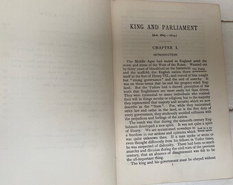 King and Parliament (The Oxford Manuals of English History: No.V) by G.H.  Wakeling - Hardcover - 1894 - from World of Rare Books (SKU: 1651658753MHP)