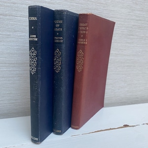 Collins Vintage Leatherette Books 1950/60s - Various Titles Sold Individually - Oliver Twist Great Expectations Charles Dickens