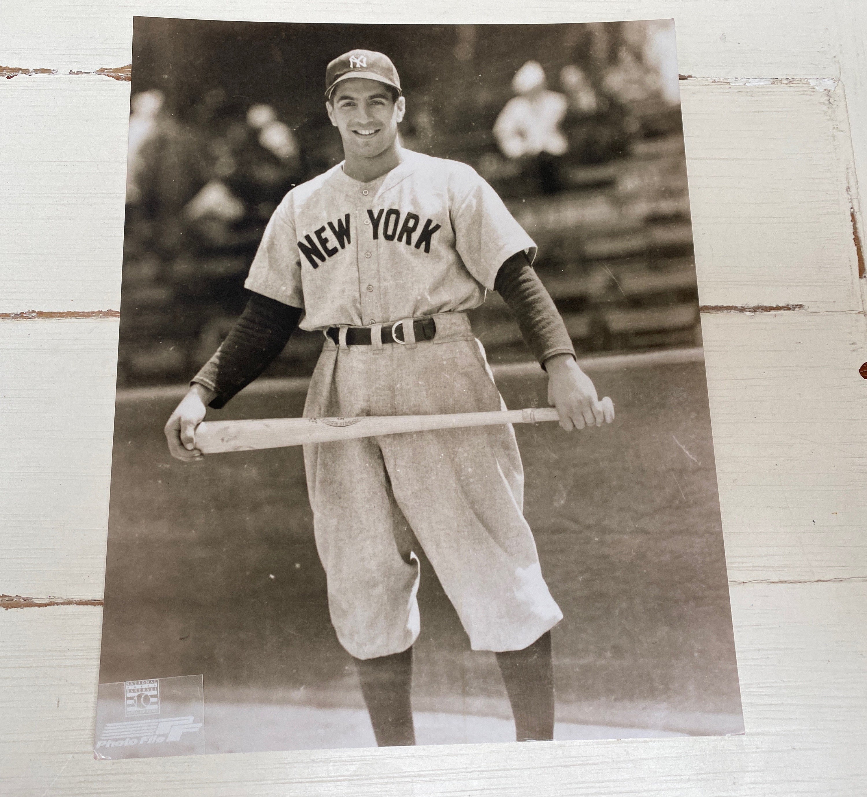 Vintage Baseball Player Photograph Phil Rizzuto