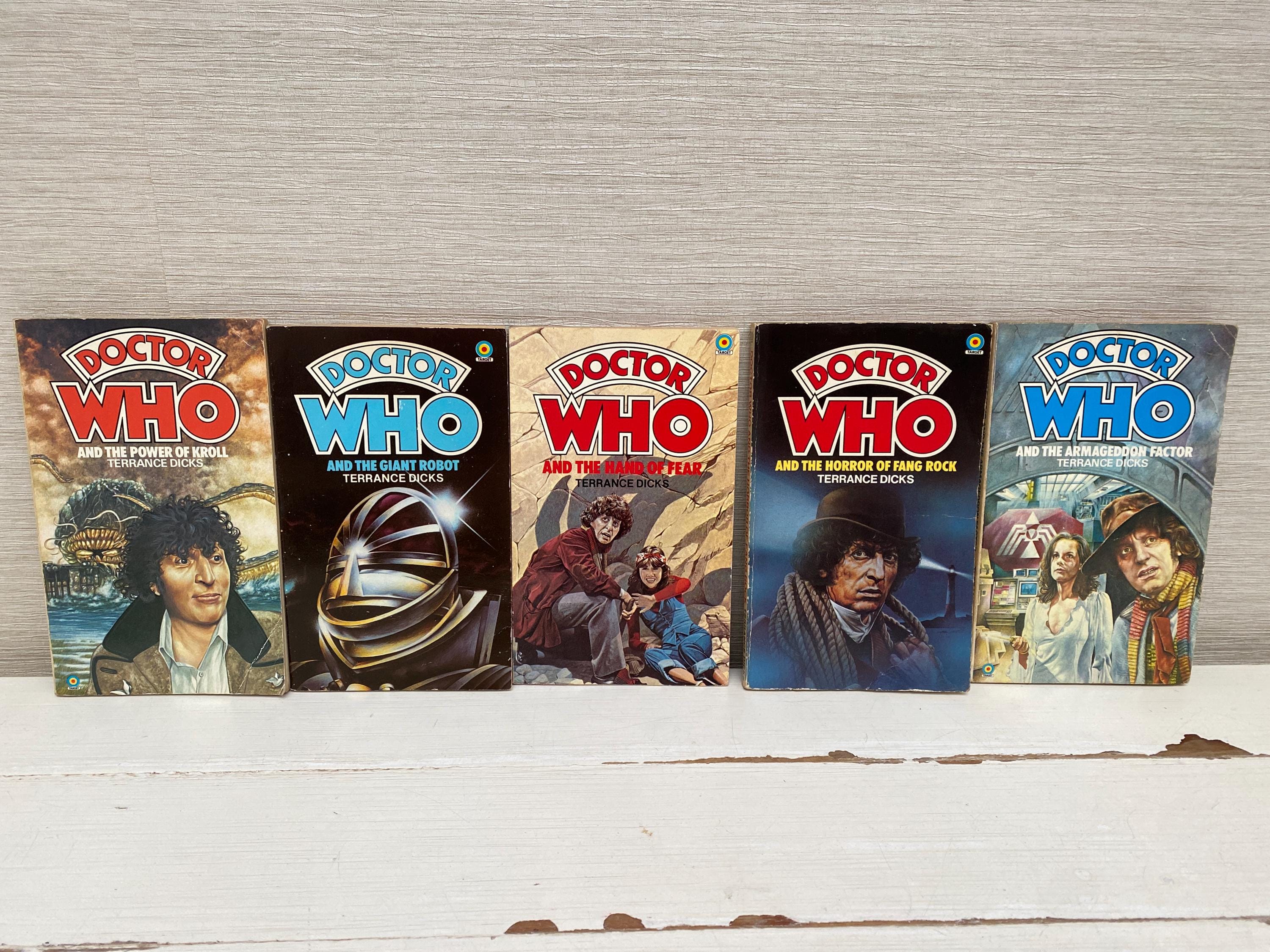 Doctor Who Vintage Collectable Paperback Books 1970/80s