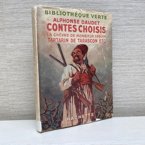 Alphonse Daudet Contes Choisis 1923 Hardcover Book Hachette French Language