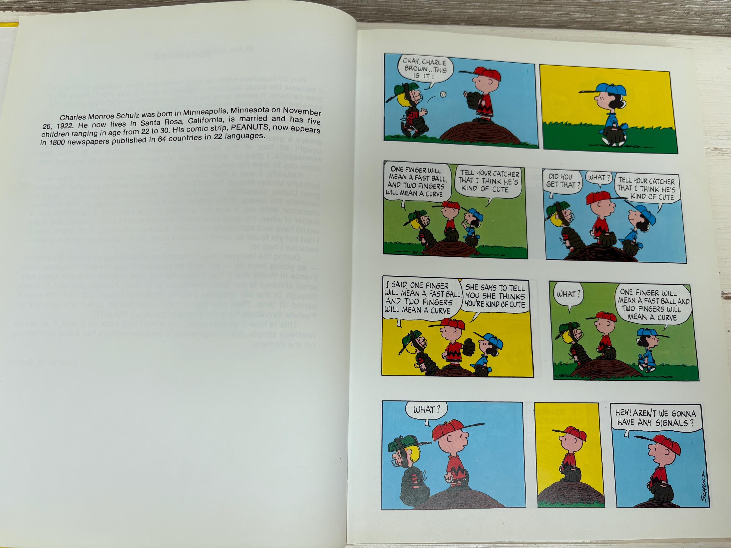 Vintage 1981 'snoopy Treasury ' by Charles M. Schulz Hardback Book