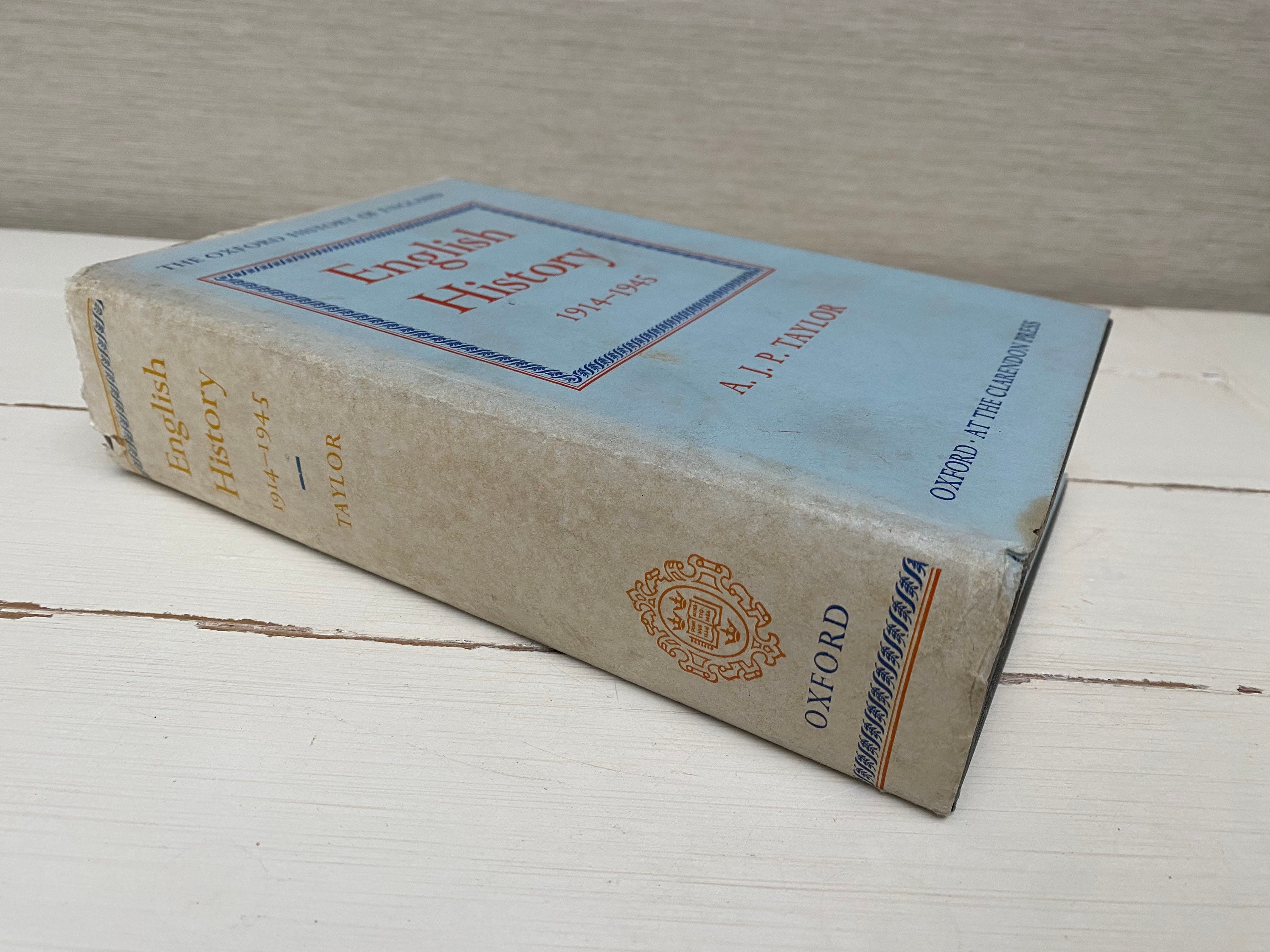 English History 1914-1945 by A J P Taylor 1965 Hardback Book