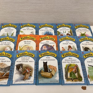Ladybird Vintage Hardback Books - Puddle Lane Reading Programme by Sheila McCullagh - 1980s - Sold Individually