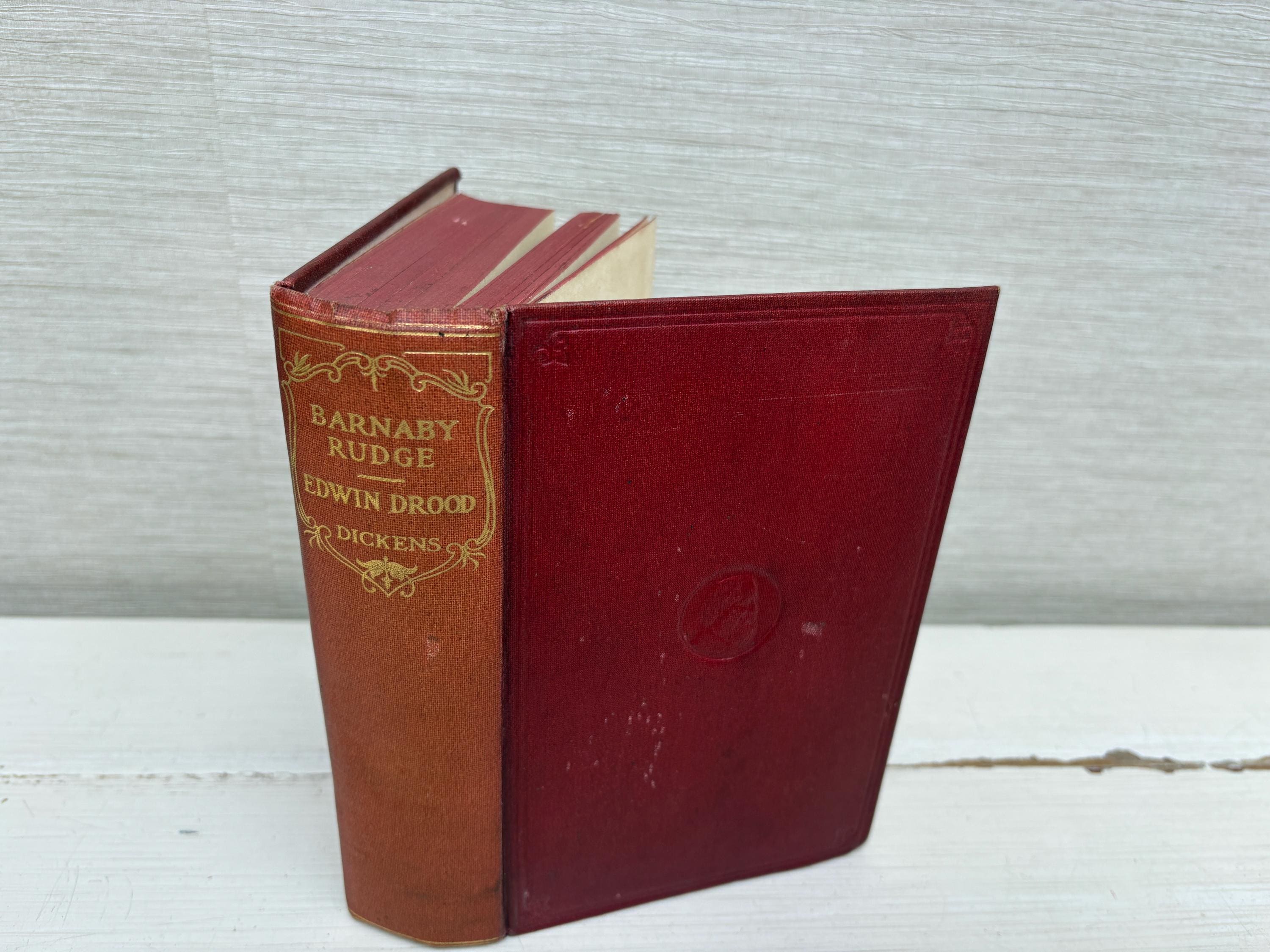 Charles Dickens Red Hardback Vintage Books C1930s - Odhams Press