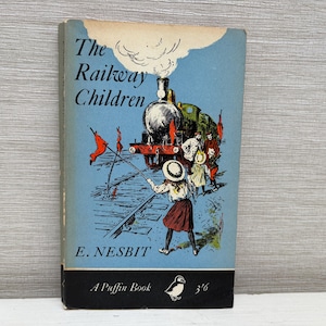 The Eisenbahnkinder von E Nesbit - Vintage Puffin Taschenbuch Bücher 1965 Kinderklassiker Illustrationen von C.E.Brock