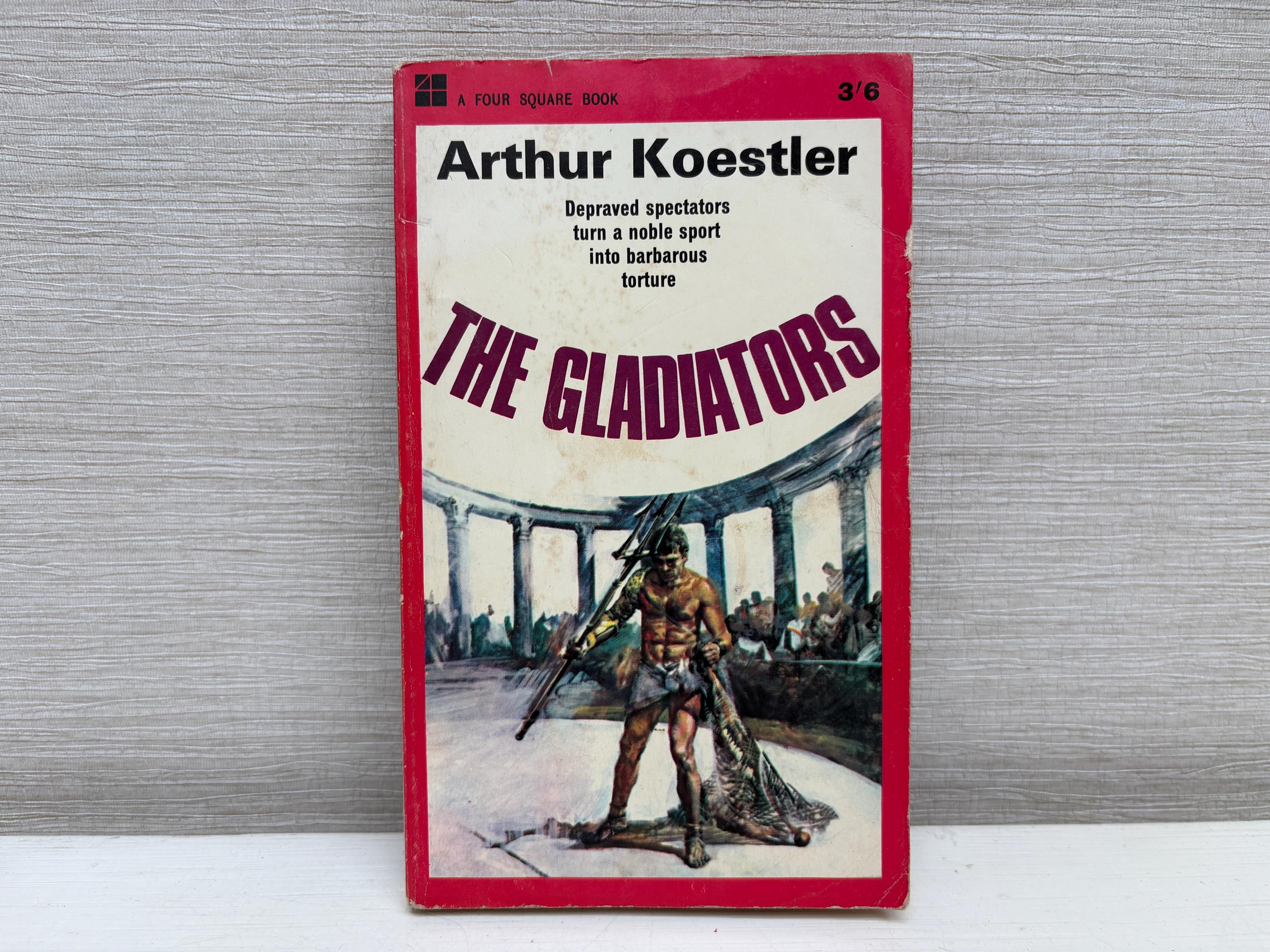 【J21920】The Gladiators The Gladiators by Arthur Koestler Vintage Paperback Book - First