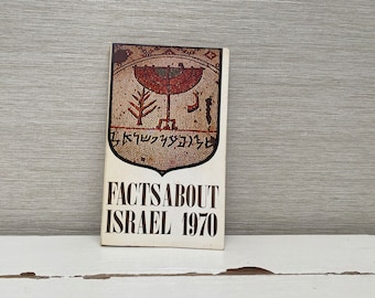 Facts About Israel 1970 Paperback Book