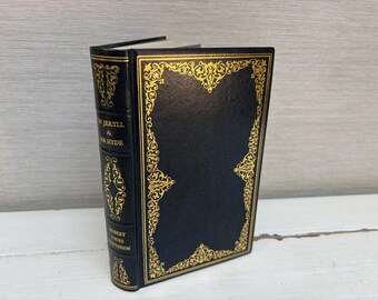 Dr Jekyll and Mr Hyde By R L Stevenson Heron Books Illustrated Hardcover Vintage 960/70s Faux Leather