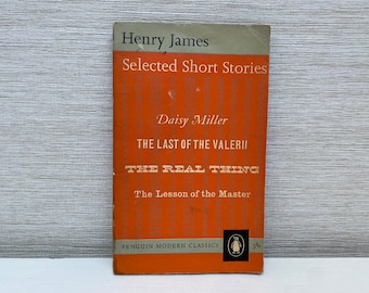 Utvalda noveller av Henry James 1963 Första upplagan Penguin Modern Classics Pocketbok