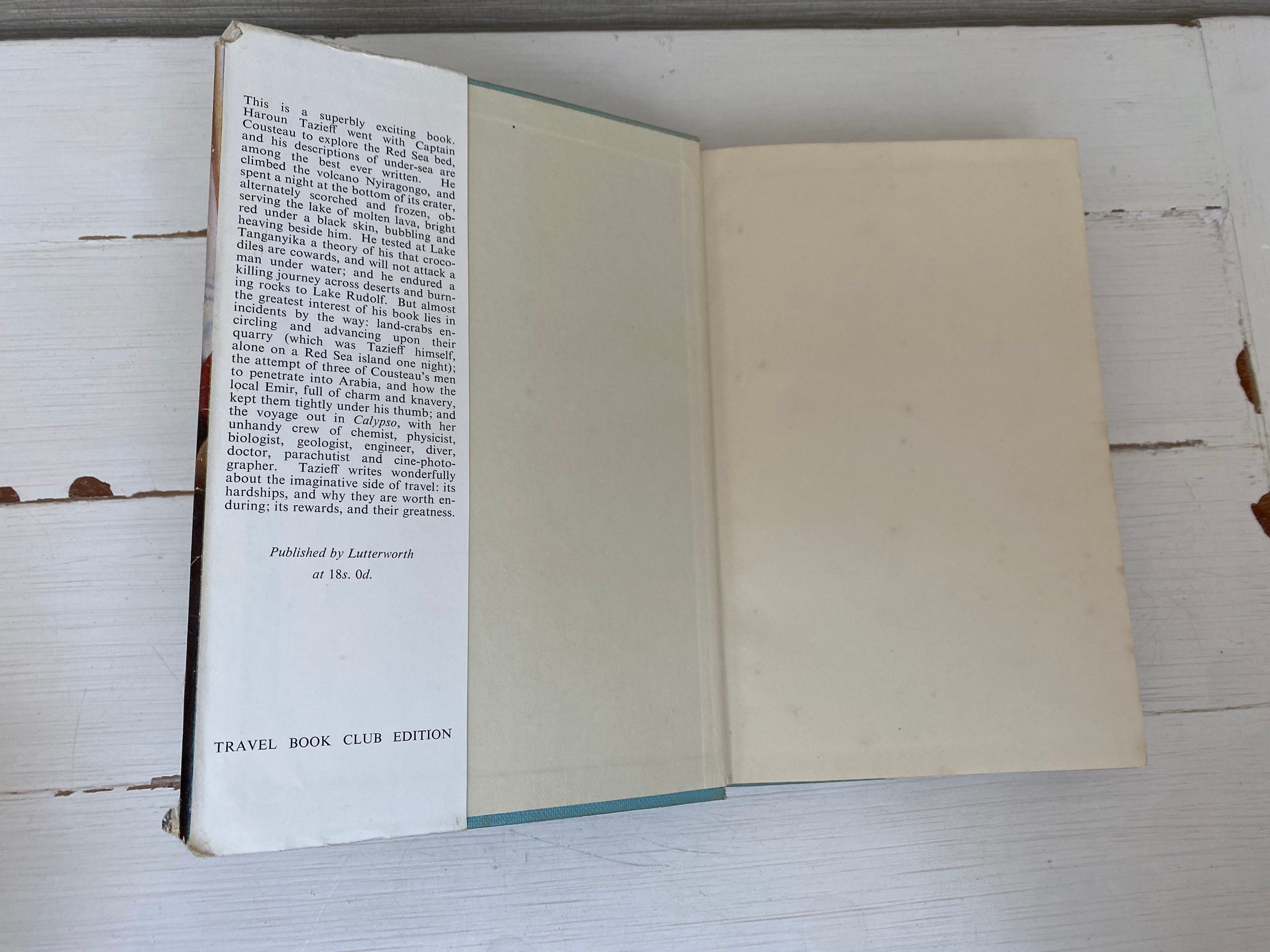 ハルーン・タジエフ著『紅海より南へ』1956年ハードカバー - Etsy 日本