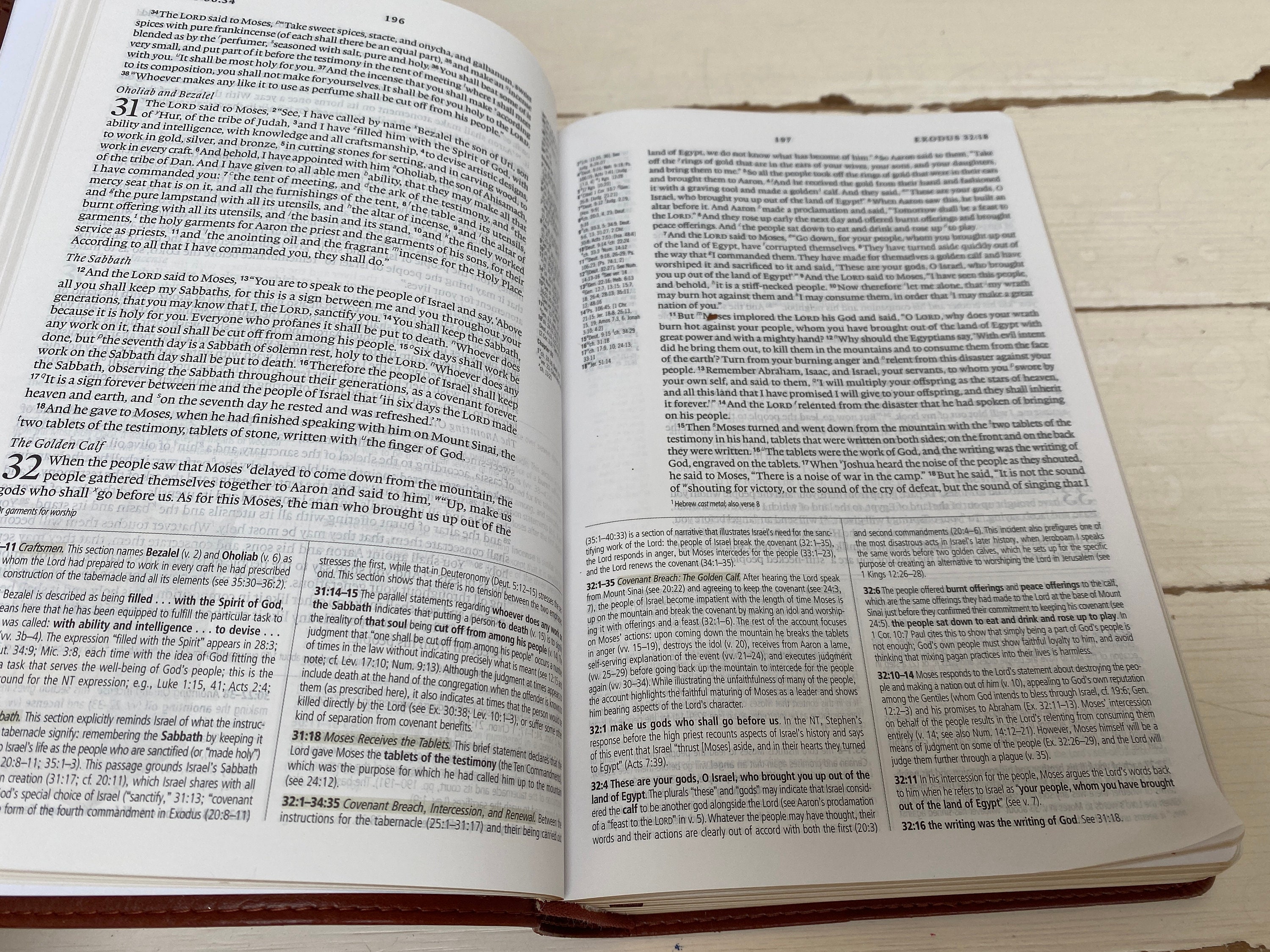ESV Study Bible Personal Size Trutone Saddle Ornament Design in Box - Etsy