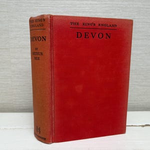 The Kings England Devon by Arthur Mee - Vintage 1949 Illustrated Hardback Book  Hodder and Stoughton