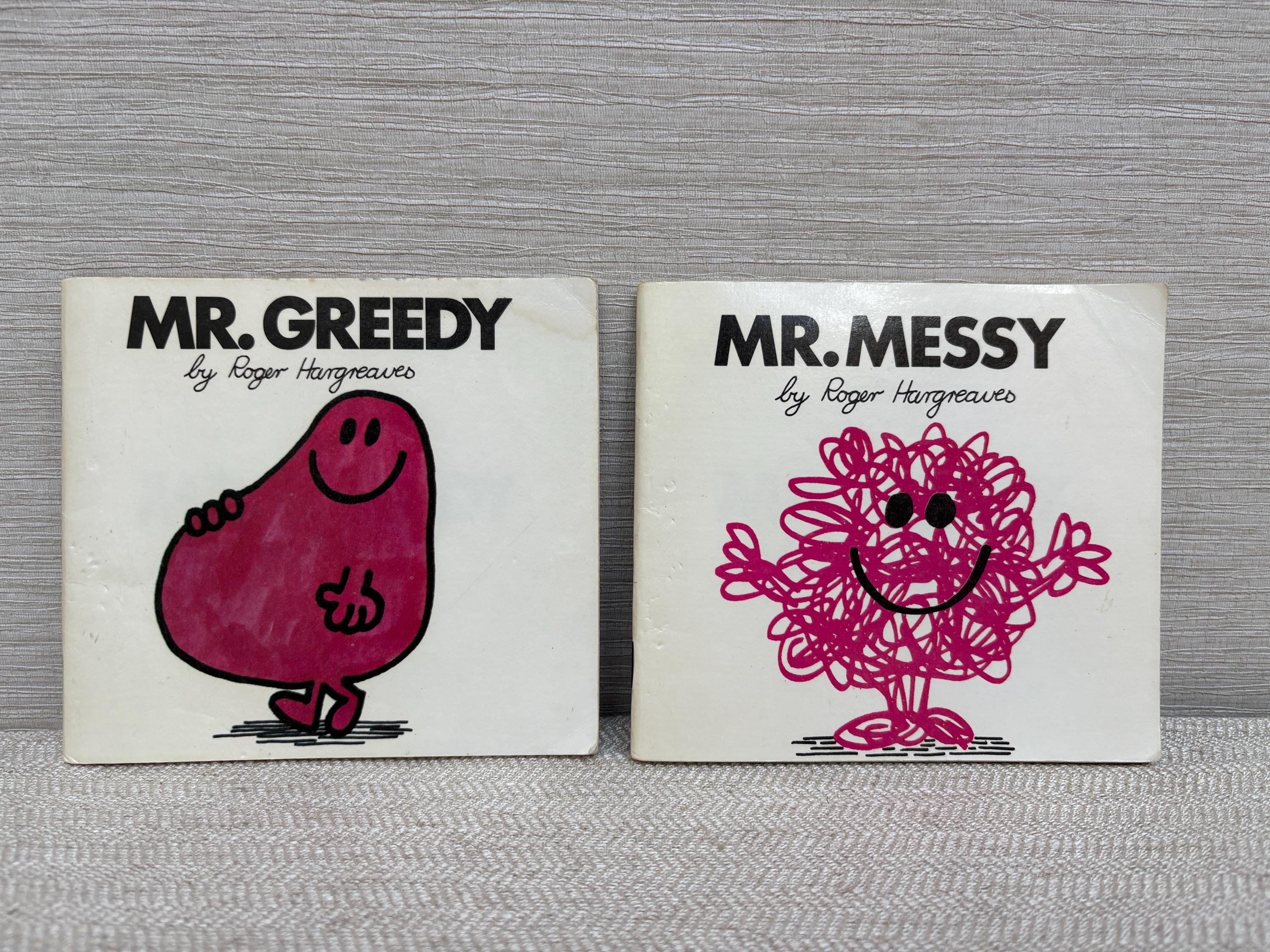 1970s Mr Men Collectable Paperback Books by Roger Hargreaves