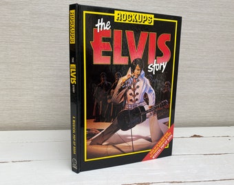 El libro emergente The Elvis Story (Rockups) Ilustraciones de M Peterkin & P Campbell Hardback 1985