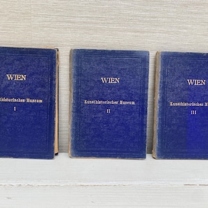 Livrets de cartes postales anciennes du Wien Kunsthistorisches Museum I , II et III