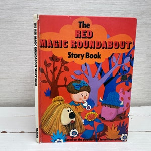 The  Red Magic Roundabout Annual 1973 - Childrens Hardback Vintage Book