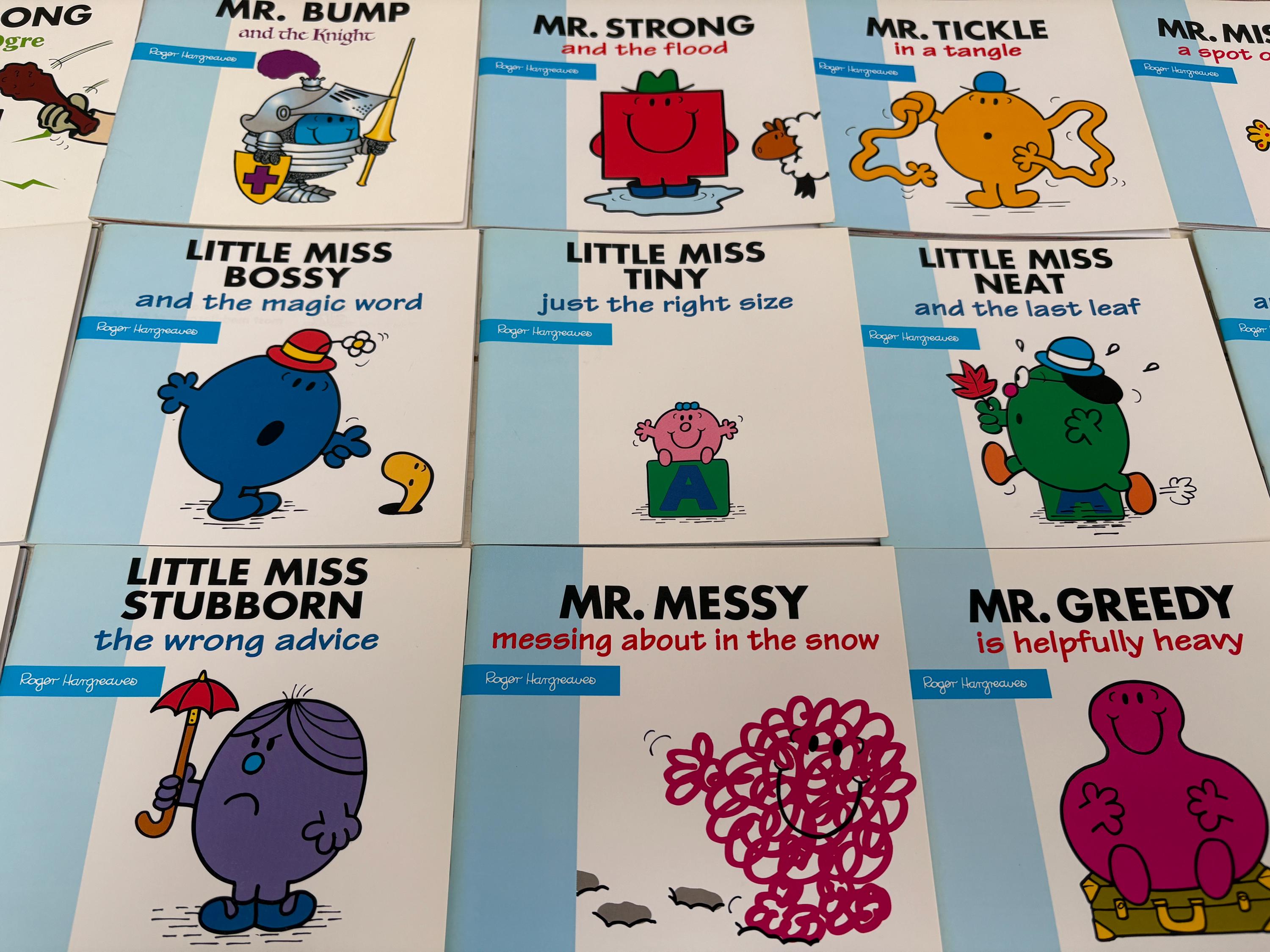 Mr Men Little Miss Paperback Books by Roger Hargreaves 1998