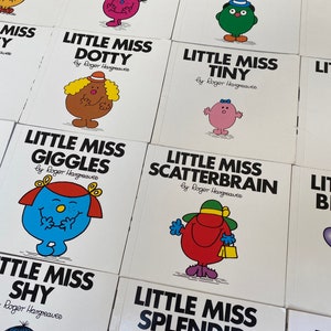 Little Miss Paperback Books by Roger Hargreaves - Sold Separately