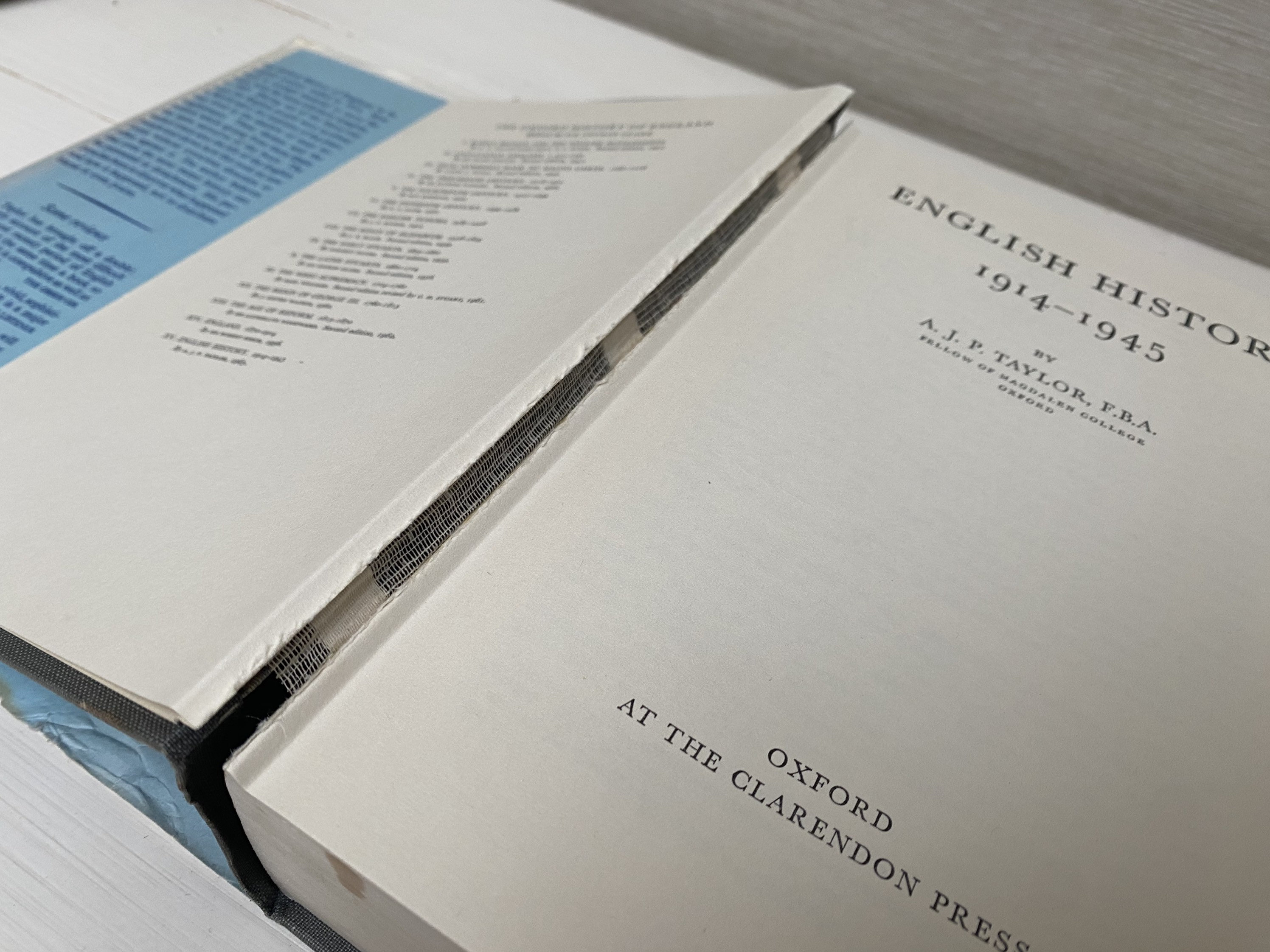 English History 1914-1945 by A J P Taylor 1965 Hardback Book