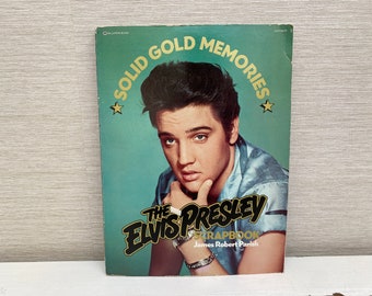Solid Gold Memories - The Elvis Presley Scrapbook 1935-1977 Vintage Paperback Book 1977 Fourth Printing