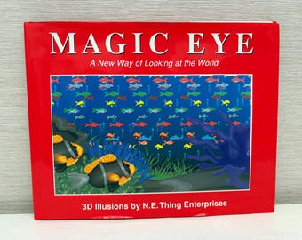 Magic Eye: A New Way Of Looking At The World Vol. 1 - Fun 90s Optical Illusion Book By Cheri Smith