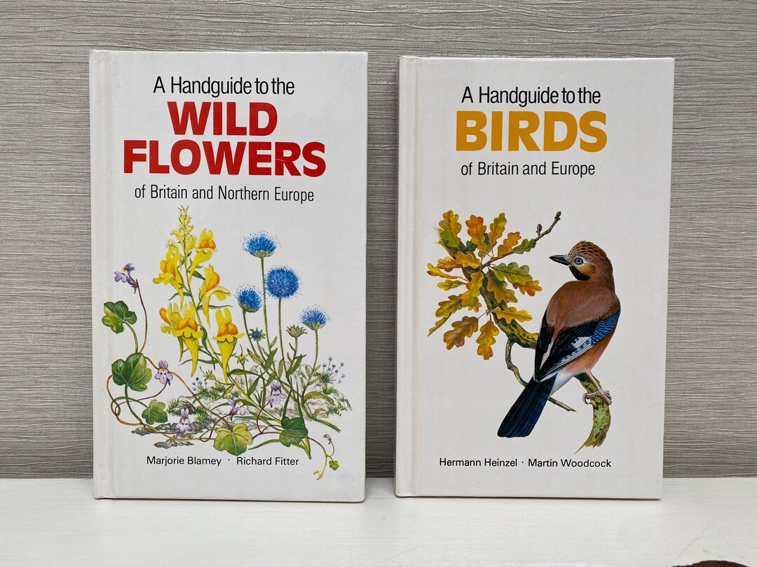 Treasurepress Handguide Hardback Books 1970s Birds , Wild Flowers Sold