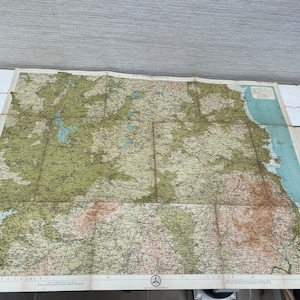 Antike Landkarte von Dublin und Athlone Blatt 6 - John Bartholomew