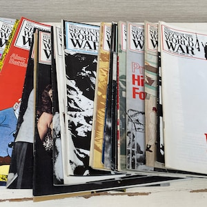 Vintage Purnells Zeitschriften zur Geschichte des Zweiten Weltkriegs - verschiedene Exemplare werden separat verkauft