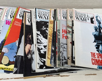 Vintage Purnells History of the Second World War Magazines -  Various Copies Sold Seperately