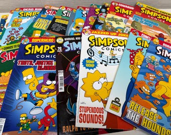 Simpsons Comics Paperbacks Bongo and Titan by Matt Groening  - Various Titles - Sold Separately
