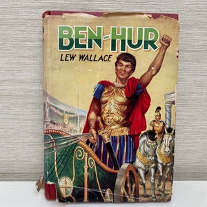 Ben Hur by Lee Wallace  1950s Dean and Son Vintage Hardback Book