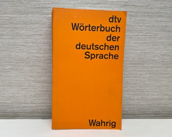 DTV Worterbuch der Deutschen Sprache Wahrig 1991 Libro de bolsillo