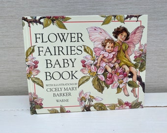 Flower Fairies Babybuch mit Illustrationen von Cicely Mary Barker Hardcover Vintage Buch 1991 - Friedrich Warne