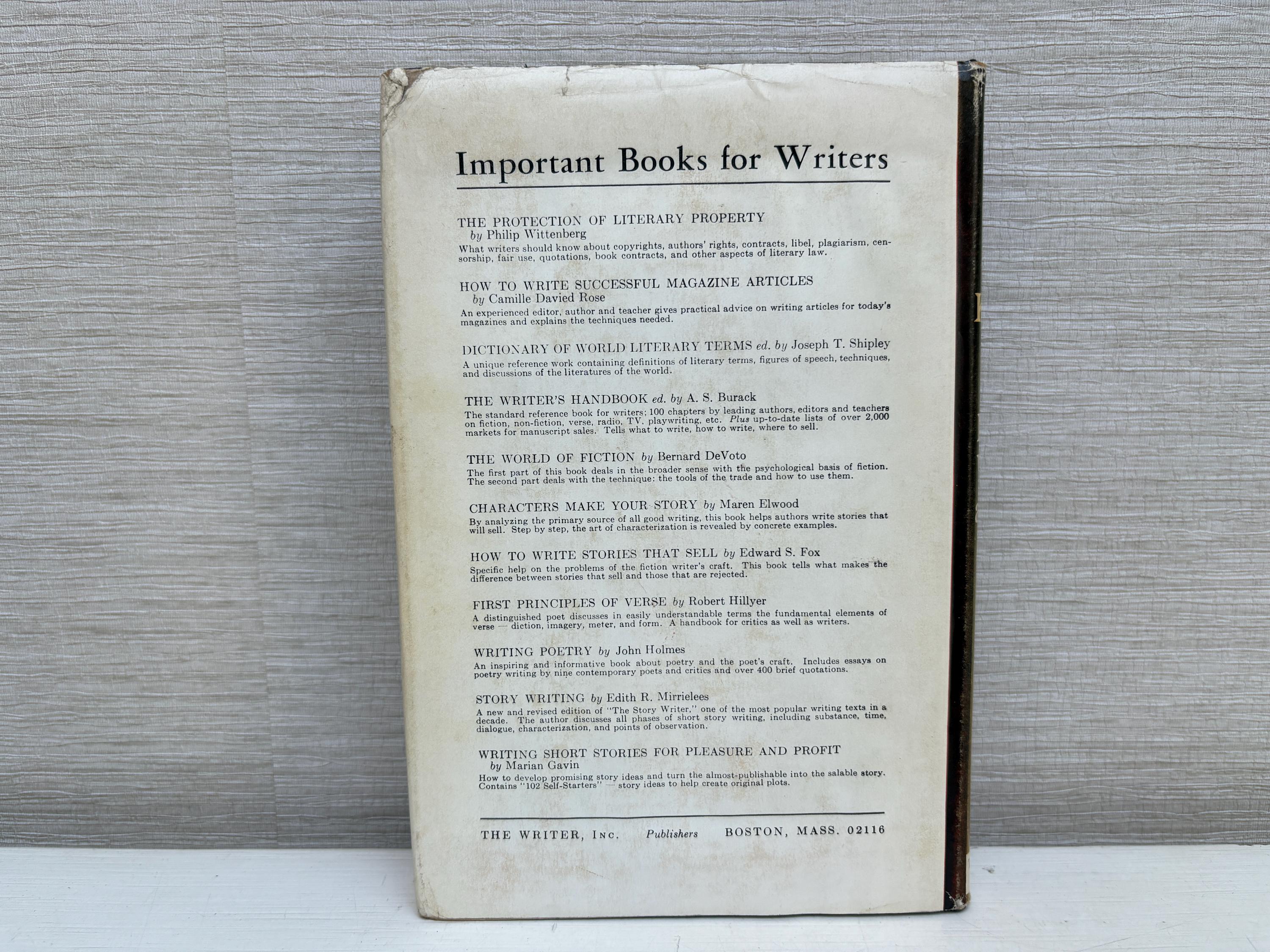 1972 Writing How Not to Write A Play by Walter Kerr Vintage Hardback Book 1972 ...