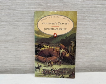 Gullivers Travels by Jonathan Swift - Penguin Popular Classics Paperback Book 1994 Vintage