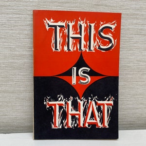 This or That - Christian Literature Crusade First Edition Paperback Book 1954