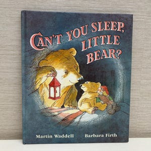 Can&#39;t You Sleep, Little Bear? by Martin Waddell Illustrated by Barbara Firth 1989 Vintage Hardback Children&#39;s Book - Walker Books