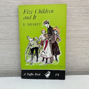 Fünf Kinder und Es von E Nesbit 1967 Puffin Taschenbuch