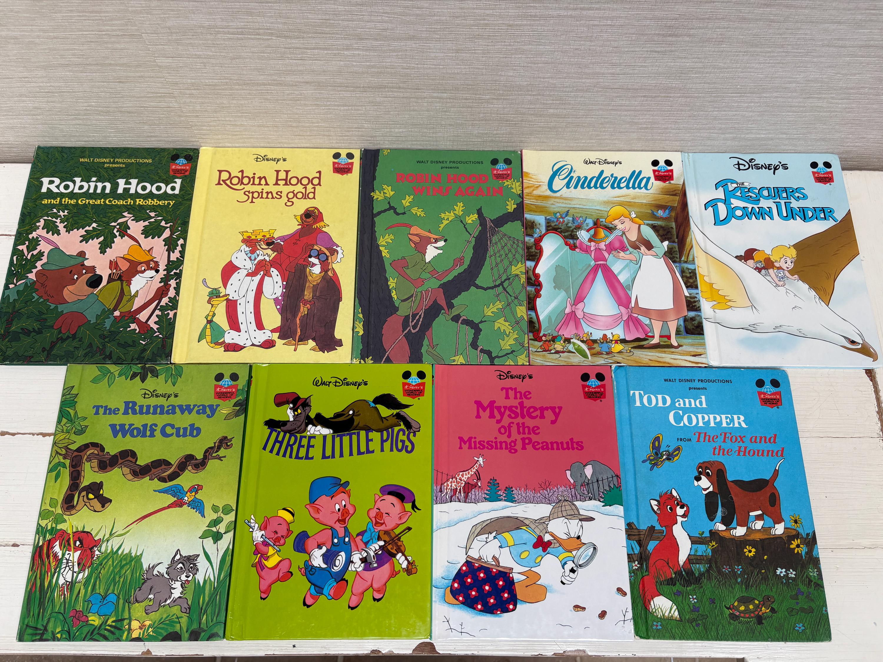Vintage Walt Disney Hardback Children's Books 1970s to Date - Sold