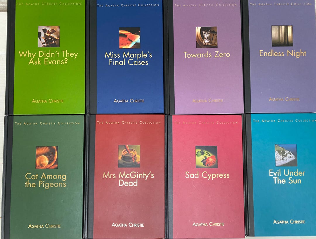 Agatha Christie 洋書 8冊セット 古書 ☆発送日注意 The Agatha Christie Collection Vintage Hardback Books - Planet