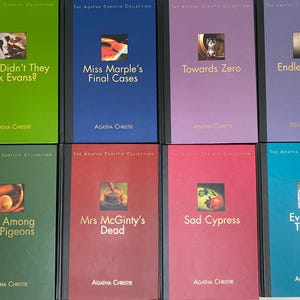 The Agatha Christie Collection Vintage Hardback Books - Planet Three Publishing - Various Titles Sold Individually