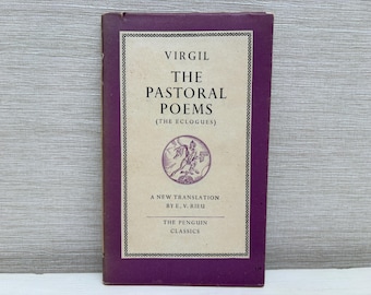 Virgil The Pastoral Poems (The Eclogues) translated by EV Rieu Penguin Classics First Edition 1949 Paperback Book