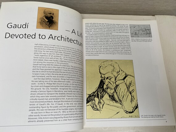 Antoni Gaudi by Rainer Zerbst Paperback Book 1993 - Taschen - Etsy