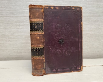 Antique French 1/2 Leather-Bound Molière: Œuvres Complètes De