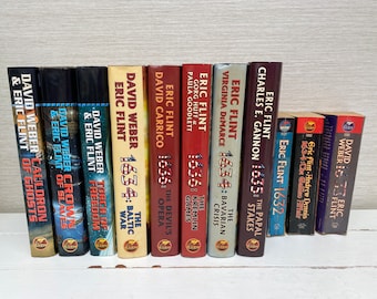 Eric Flint Sci Fi-boeken - Selectie van harde kaft en paperback - apart verkrijgbaar - enkele eerste edities