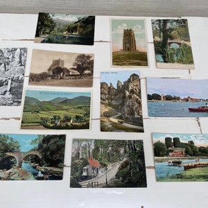 Jaren 1950 Vintage Ansichtkaarten Groot-Brittannië - Selectie van 11
